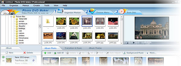 How to Make Video Slideshow with Photo DVD Maker