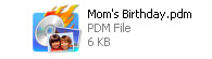 Photo slideshow project file